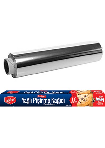 Alüminyum Folyo Ve Pişirme Kağıdı 2 Parça Ekonomik Mutfak Seti 8