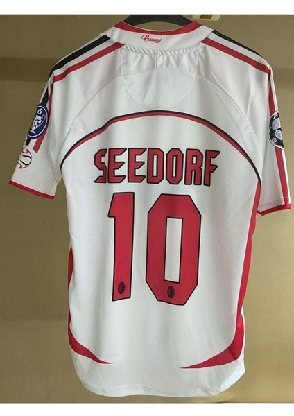 #10 Seedorf #milan Efsanesi Nostalji Retro Çocuk Forması 3lü Set Beyaz