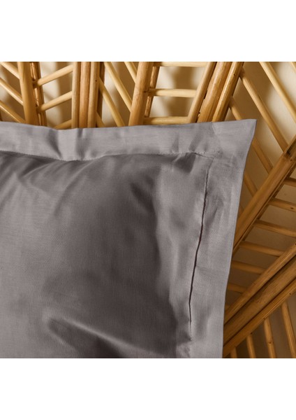 Soft Basic Oxford 2'li Yastık Kılıfı - Antrasit - 50x70 cm fiyatları