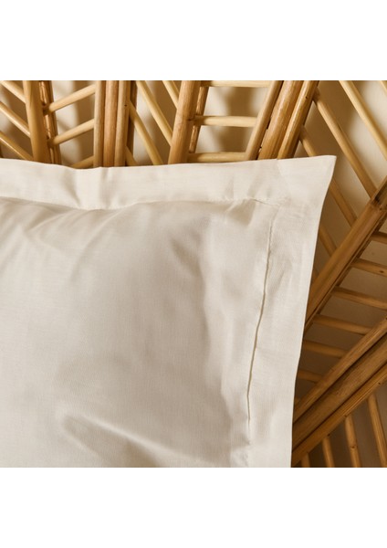 Soft Basic Oxford 2'li Yastık Kılıfı - Ekru - 50x70 cm fiyatları