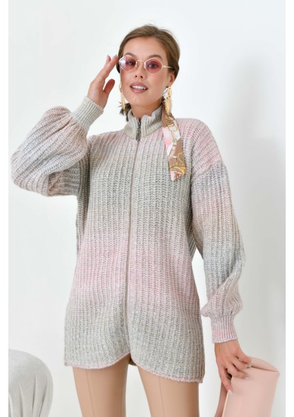 Kadın Degrade Fermuarlı Hrka Taş fiyatları