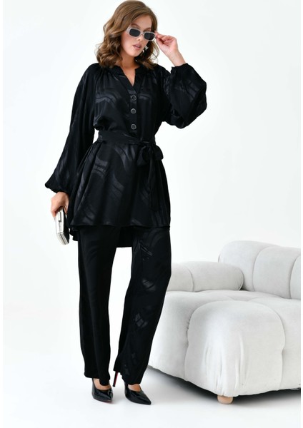 Kadın Jakar Takım Siyah