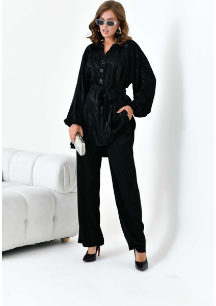 Kadın Jakar Takım Siyah modelleri