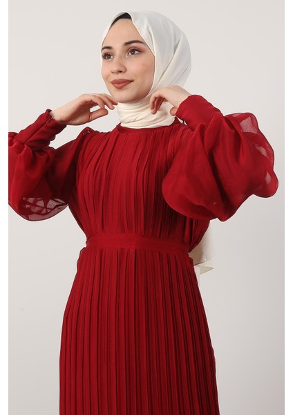 Piliseli Janjan Abiye Kırmızı indirimleri