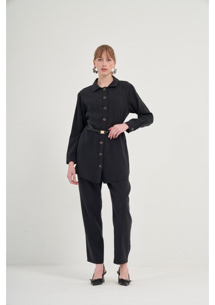 Kadın Pantolonlu Takım Siyah indirimleri