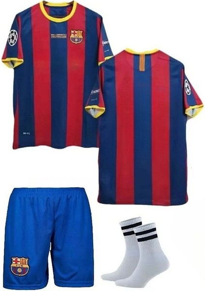 #barcelona. 2011 Retro #isimisiz Çocuk Forması 3lü Set fiyatları