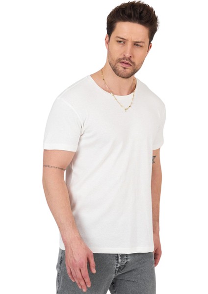 Unisex Ribana Compct Penye Sıfır Yaka Tişört modelleri