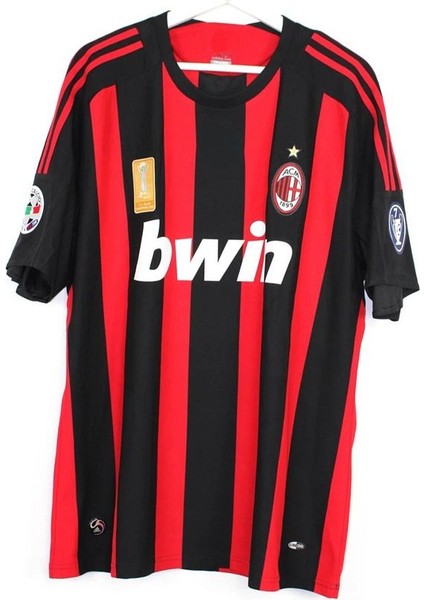 Jersey Ac Milan 2008-09 Uefa Cup Futbol Forması