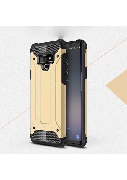 Galaxy Note 9 Kılıf Zırh Tank Sert Korumalı Silikon Crash Silikon Kapak