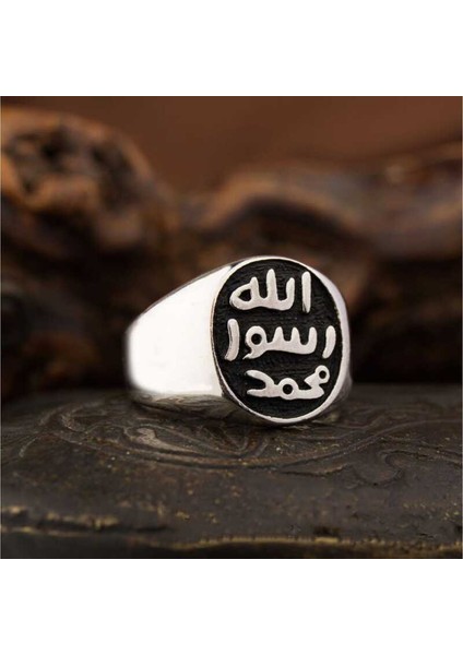Gümüş Mührü Şerif Erkek Yüzük - 18 fiyatları
