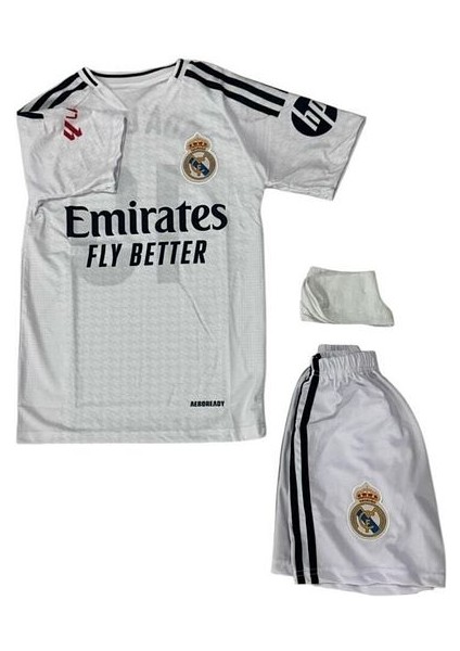 Real Madrid Arda Güler 3 Lü Set Çocuk Futbol Forması Forma+Şort+Çorap fiyatları