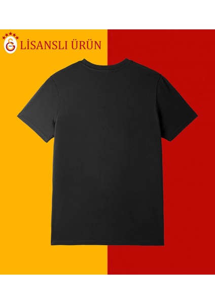 Lisanslı 5 Yıldız Siyah Şampiyonluk T-Shirt