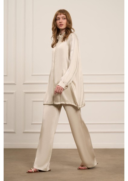 Kadın Kupra Takım Beige