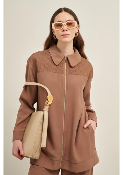 Kadın File Detay Takım Fındık