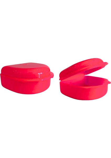 Diş Protez Kutusu - Diş Saklama -Kabı Küçük Boy - 2 Adet (Pembe) fiyatları