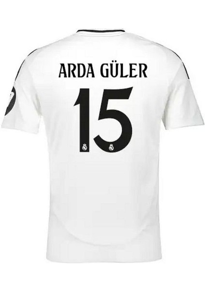 R.e.a.l M.a.d.r.i.d 2024/25 Yeni Sezon #15 Ar'da Gü'ler Iç Saha Futbol Forması (Beyaz)