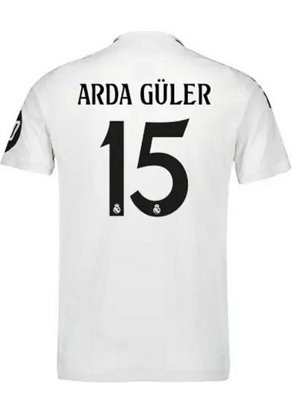 R.e.a.l M.a.d.r.i.d 2024/25 Yeni Sezon #15 Ar'da Gü'ler Iç Saha Futbol Forması (Beyaz) modelleri