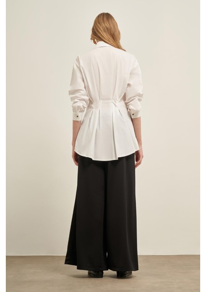 Kadın Gömlek Pantolon Takım Beyaz fırsatları