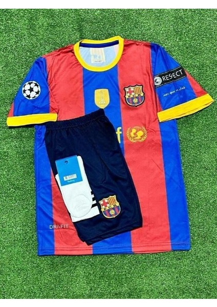 2011 Barcelona Şampiyonlar Ligi Ronaldinho Forma Takımı 3'lü Set Çorap Hediyeli fiyatları