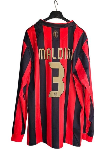 Milan 125. Yıl Yêni Sezon Maldini 3 Özel Tasarım Yetişkin Futbol Forması indirimleri