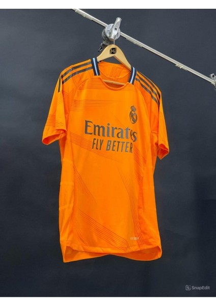 R.e.a.l M.a.d.r.i.d 2024/25 Yeni Sezon #8 Toni Kroos Deplasman Futbol Forması (Turuncu)