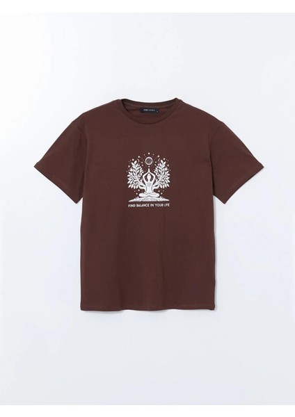 Lcw Vision Bisiklet Yaka Baskılı Kadın Tişört (S5) indirimleri