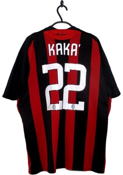 Jersey Ac Milan #22 Kaka Leite 2008-09 Uefa Cup Futbol Forması fırsatları