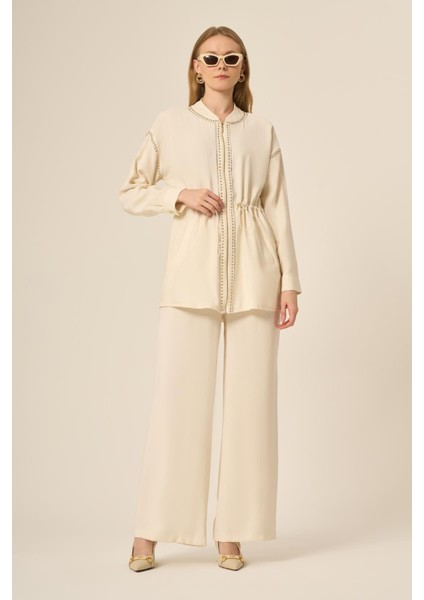 Kadın Pantolonlu Takım Taş fiyatları