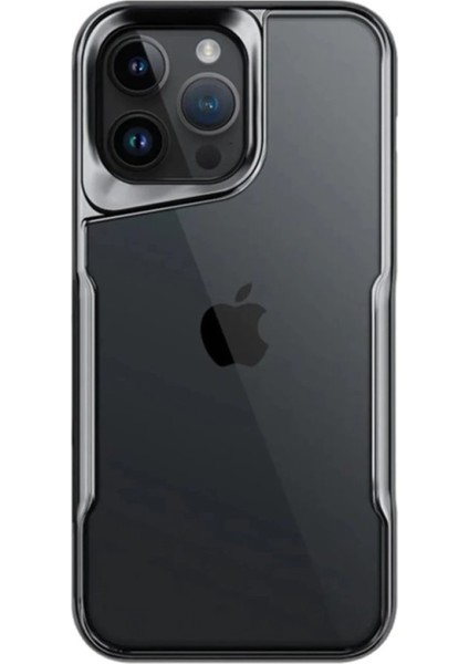 Apple iPhone 14 Pro Max Kılıf Boyi Silikon Kapak - Titan Gri