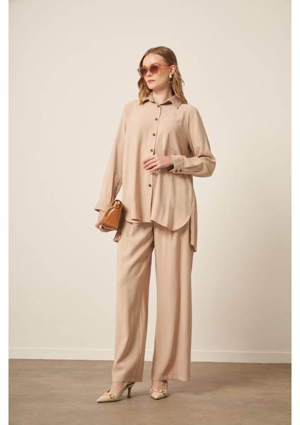 Kadın Kupra Takım Beige fiyatları