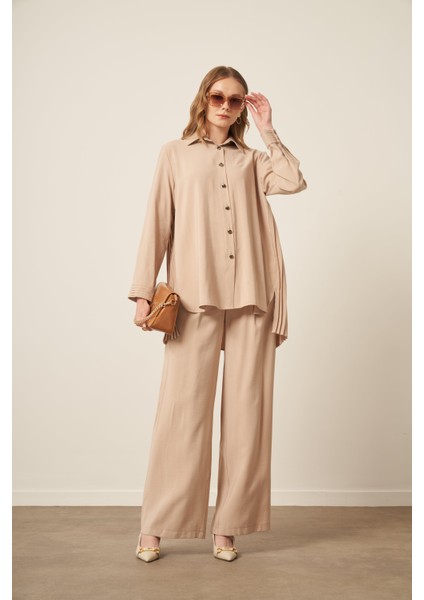 Kadın Kupra Takım Beige fırsatları