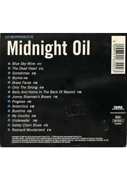 CD Midnight Oil CD