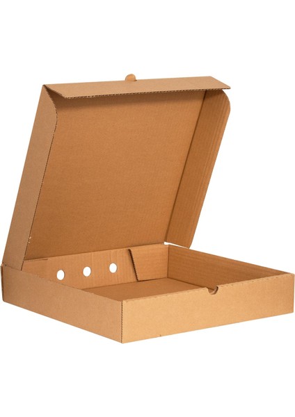 Kraft Lahmacun - Pizza Kutusu 33X33X6 cm - 50 Adet