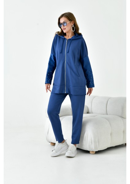 Kadın Kapitone Takım Indigo modelleri