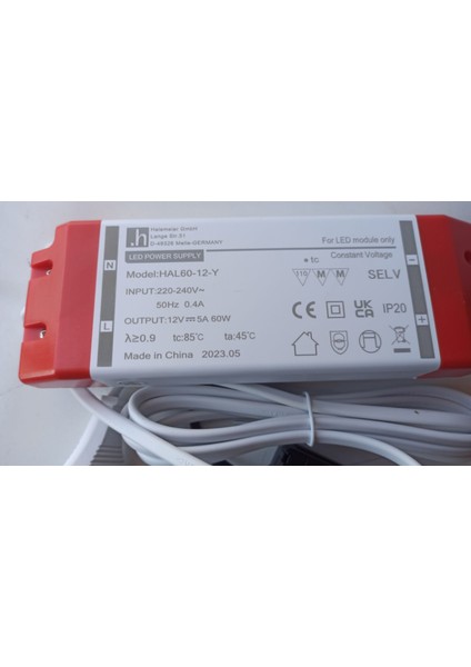 LED Güç Kaynağı LED EVG60W HAL60-12-Y 12V 5A 60W LED Güç Kaynağı LED EVG60W HAL60-12-Y 12V 5A 60W LED Güç Kaynağı