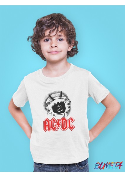 Rock N Horns Addc Rock Müzik Grup Çocuk Tişört T-Shirt