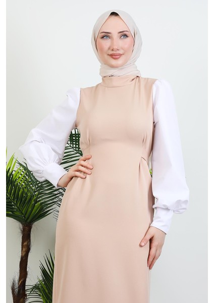 Ekin Tesettür Elbise Sütlükahve indirimleri