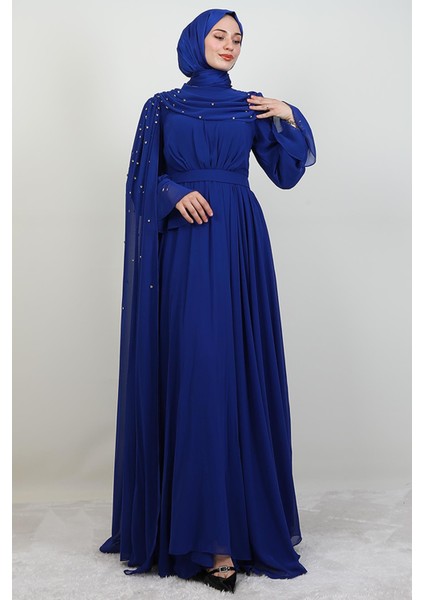 Karanfil Pelerinli Elbise Gece Mavi fiyatları