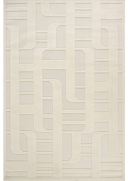 Iskandinav Tora White 100X200 cm Salon Mutfak Halısı Yolluk