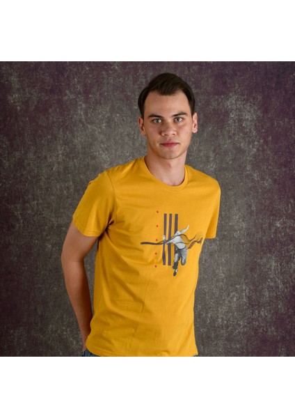 Run Erkek Baskılı T-Shirt modelleri