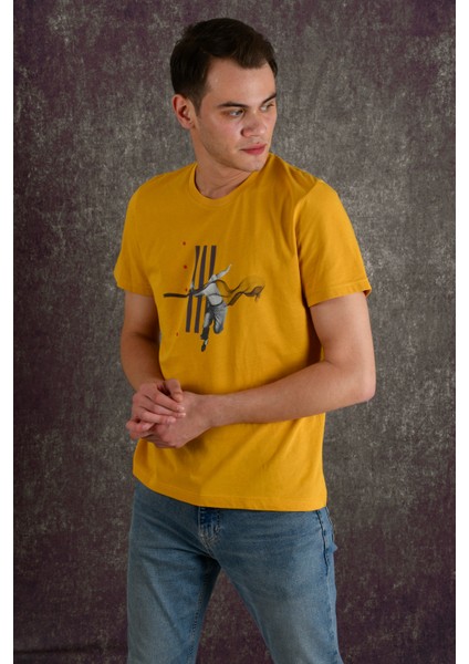 Run Erkek Baskılı T-Shirt fırsatları