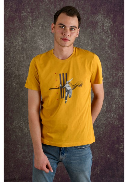 Run Erkek Baskılı T-Shirt indirimleri