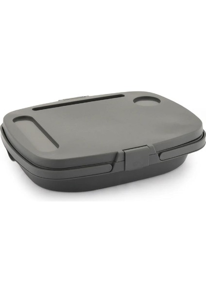 Katlanabilir Piknik Seti, Kova, Masa, Tablet Tutucu, 21 Litre, Antrasit