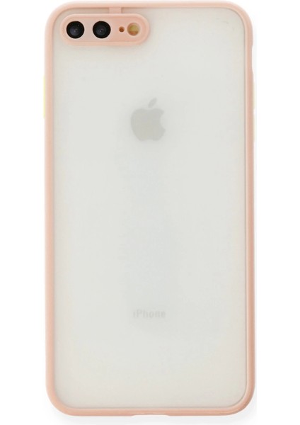 Apple iPhone 7 Plus Kılıf Montreal Silikon Kapak - Pembe