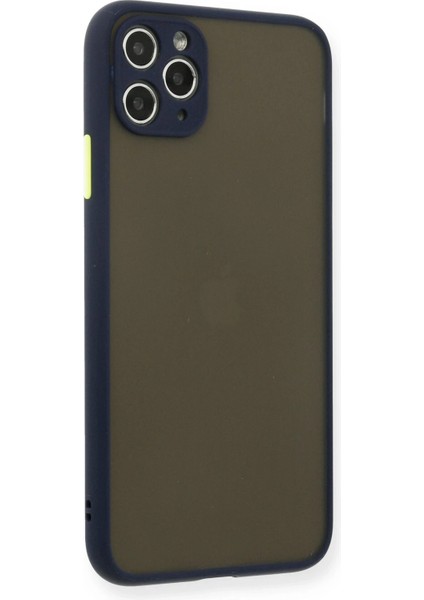 Apple iPhone 11 Pro Max Kılıf Montreal Silikon Kapak - Lacivert fiyatları
