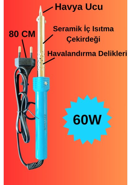 4'lü Lehim Makinesı Seti 60W Havya Kalemi Tel Lehim Pastası Elektrik Bandı fiyatları
