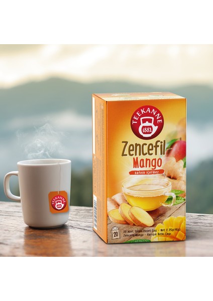 Teekanne Zencefil - Mango Karışık Bitki Çayı modelleri