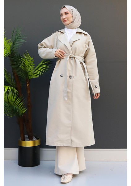 Selvi Kuşaklı Trenç Taş modelleri