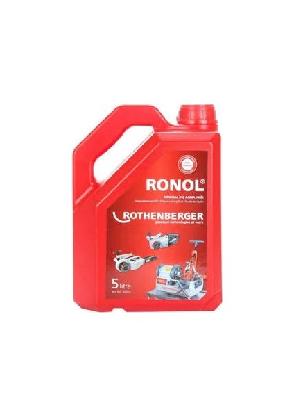 Ronol Kesme Yağı , Kutu 5 Litre
