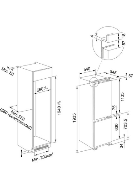 Fcb 360 Tnf Ne D Ankastre Buzdolabı fiyatları